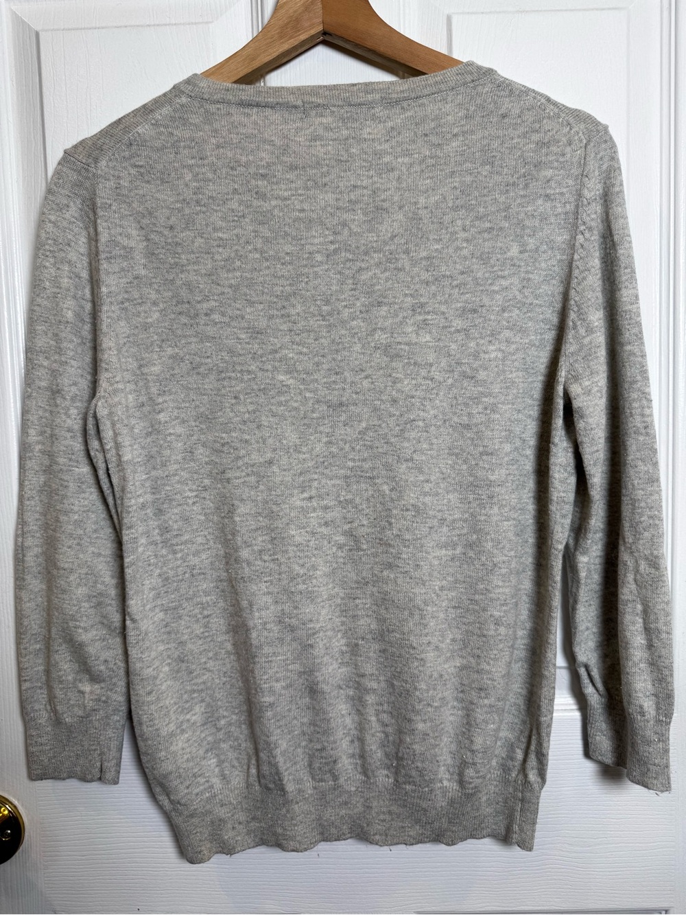 Boden Embroidered Polka Dot Cotton Cashmere Blend Cardigan Size 8 Medium - Picture 10 of 10